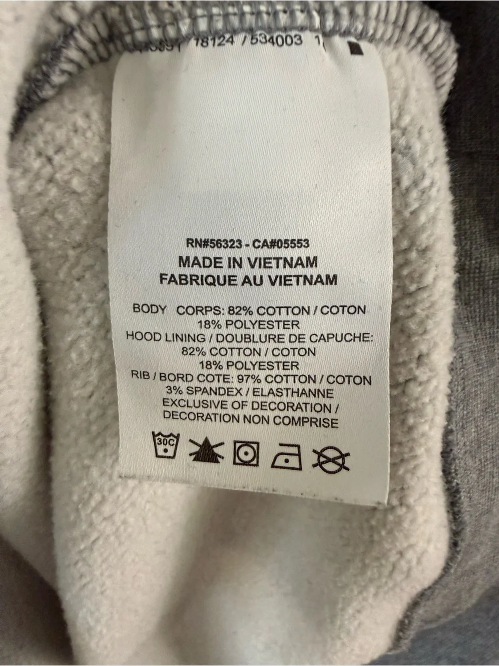 Nike Jordan Men's XL Gray Pullover Hoodie